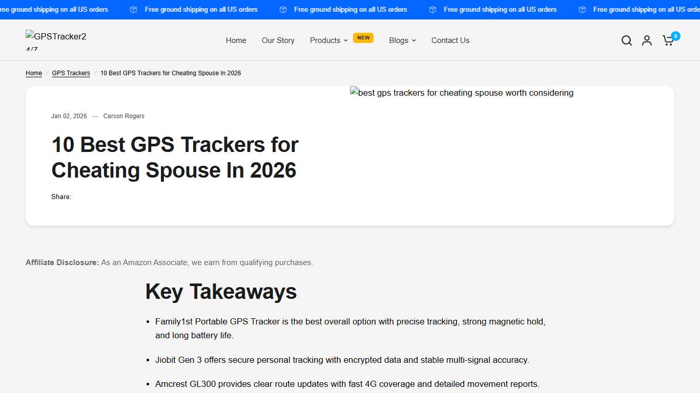 10 Best GPS Trackers for Cheating Spouse In 2026 – GPSTracker24/7
